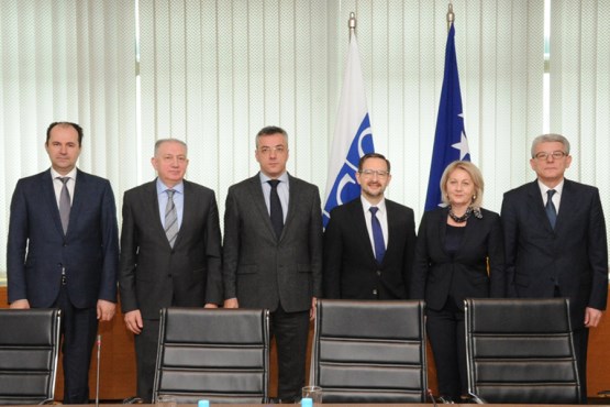 The members of the Collegiums of both Houses of the Parliamentary Assembly of BiH met with the OSCE Secretary-General